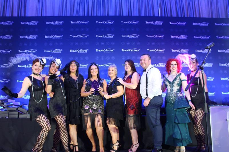 Dundalk's KT Travel award winners at Travel Centres annual conference