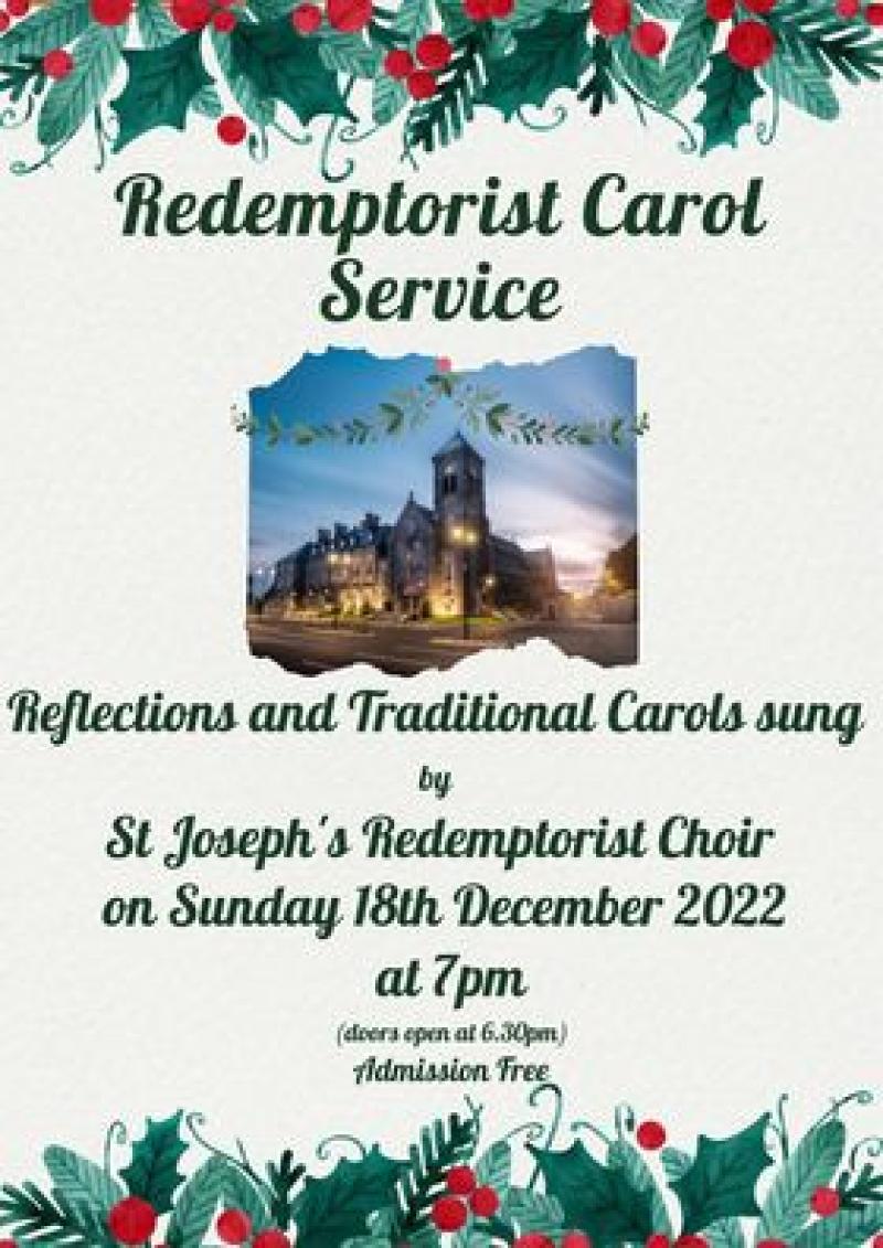 Carol Service at St. Joseph's Redemptorist Dundalk 