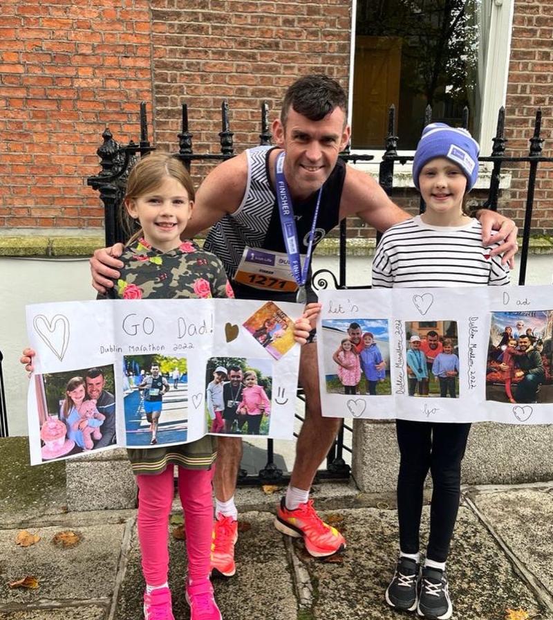 Ciarán and Emily raise €5k for children's charity