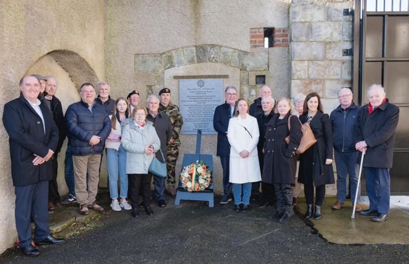  Irish Civil War plaque remembers ‘All Lives Lost in Dundalk Military Barracks'