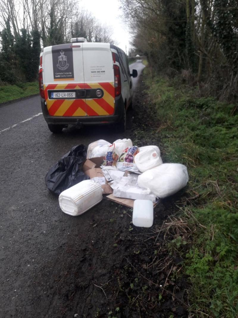 Louth County Council issue fine for Dunleer littering 