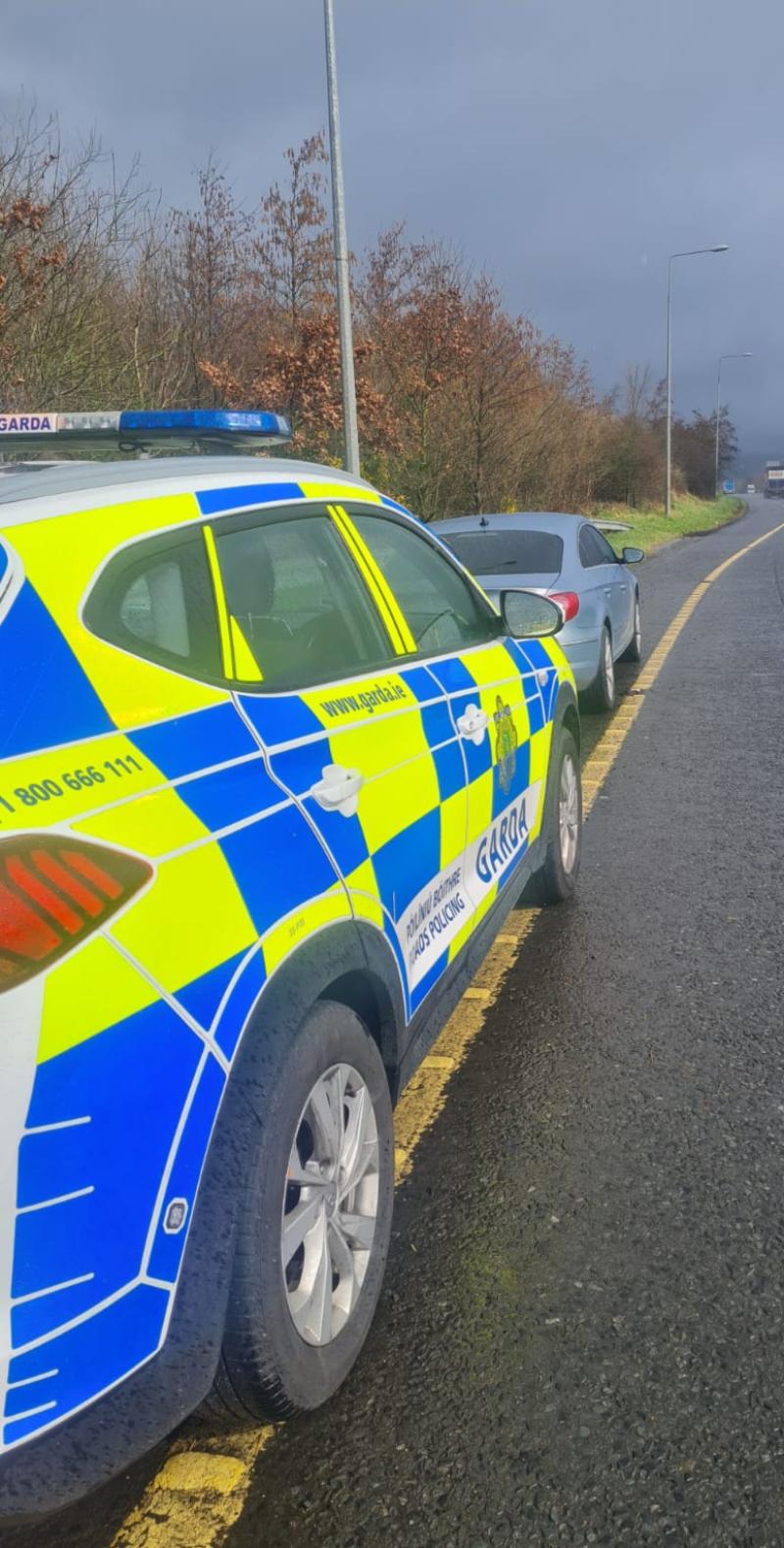 Dundalk gardai arrest disqualified driver who tested positive for drugs while travelling at 145kph 