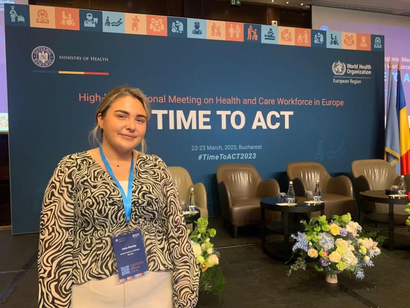 Dundalk IT student nurse represents Ireland at WHO event