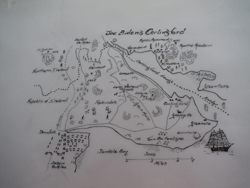 Biden's Carlingford: a village of cobbled streets and  castles
