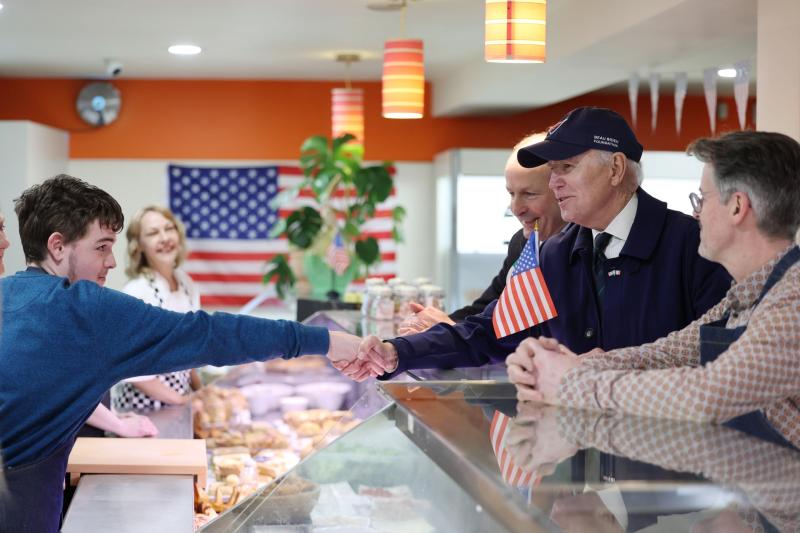 Owner of McAteer The Food Hall in Dundalk said he was “honoured” by Biden's visit