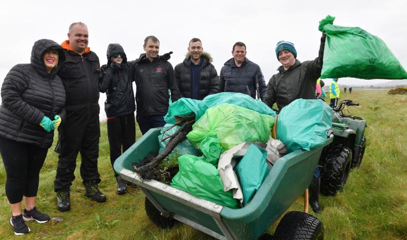 PayPal employees join beach clean at Rockmarshall  in north Louth for Earth Day