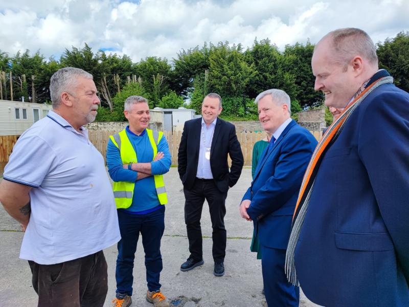 Minister of State visits Woodland Park and Mount Hamilton on Louth visit 