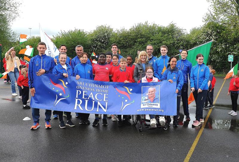 Peace Run comes to St. Joseph's N.S. Dundalk