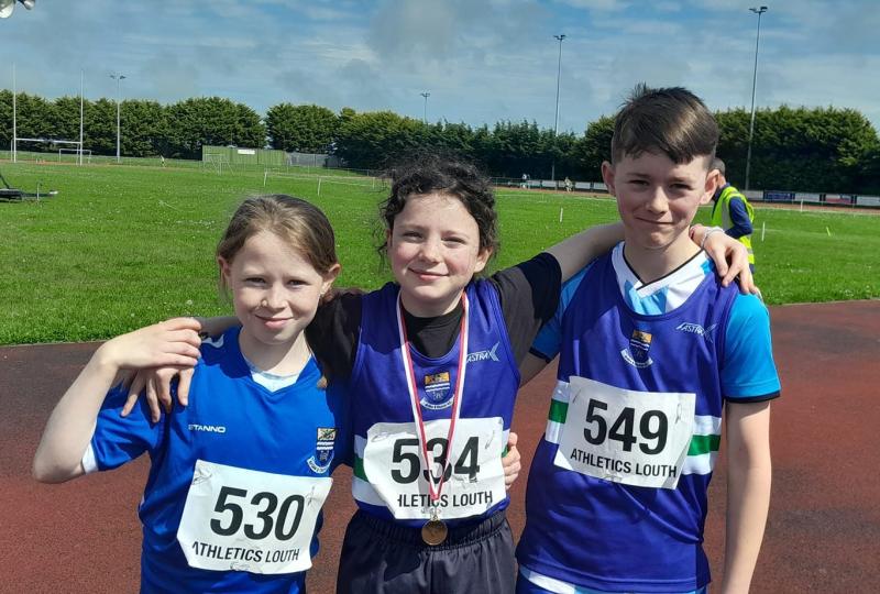 Ardee & District AC among the medalists at high class Track & Field Championships
