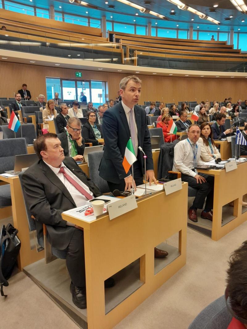 Louth TD praises benefits of Irish neutrality at Stockholm forum 