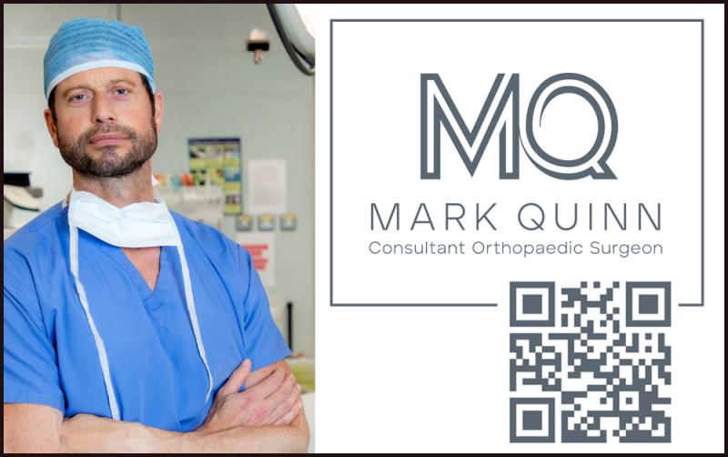 Mark Quinn - offering orthopaedic outpatient’s clinic in the Mater Private Clinic Drogheda