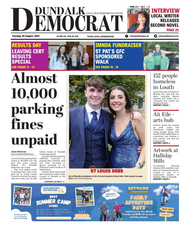 This week's Dundalk Democrat front page