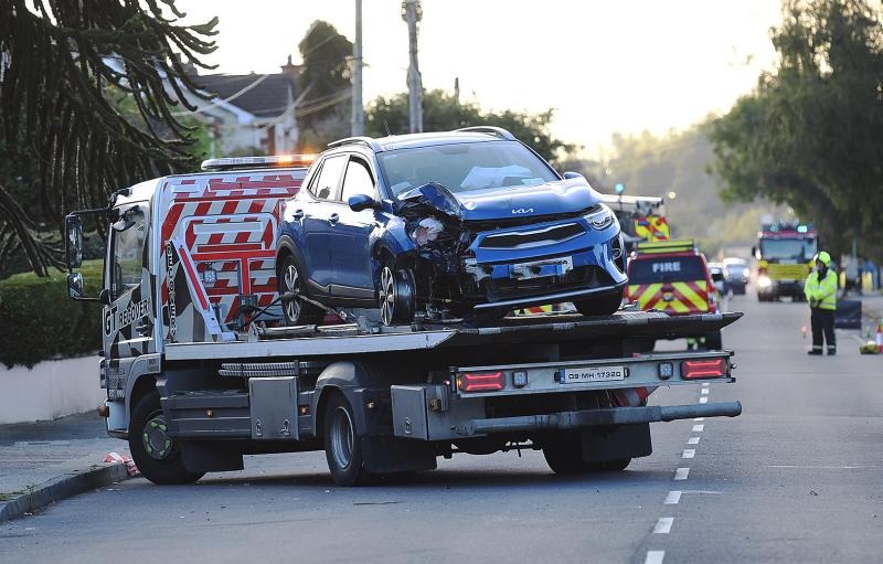 Two men taken to Lourdes Hospital following accident on the Avenue Road in Dundalk