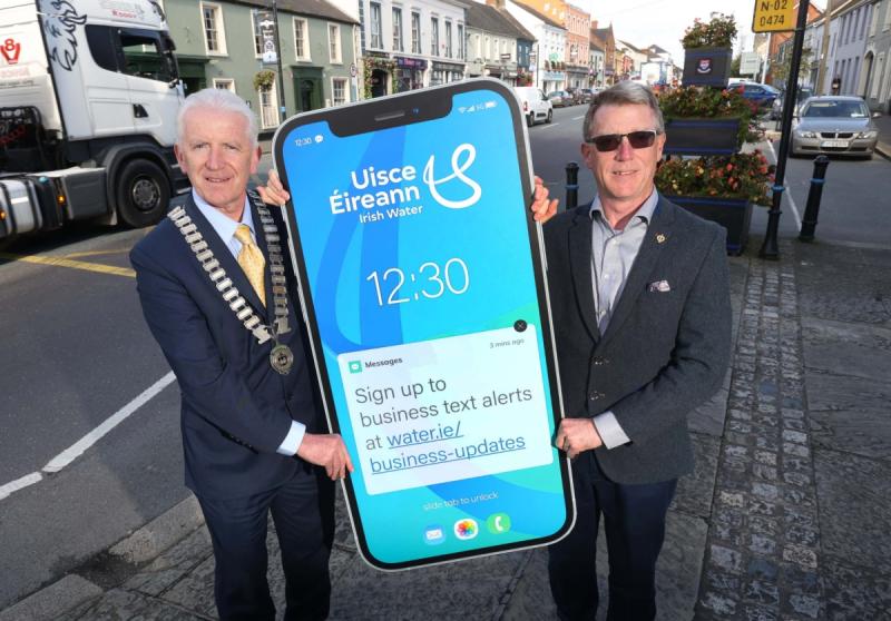 Dundalk Chamber launch awareness campaign for water outage text alert service