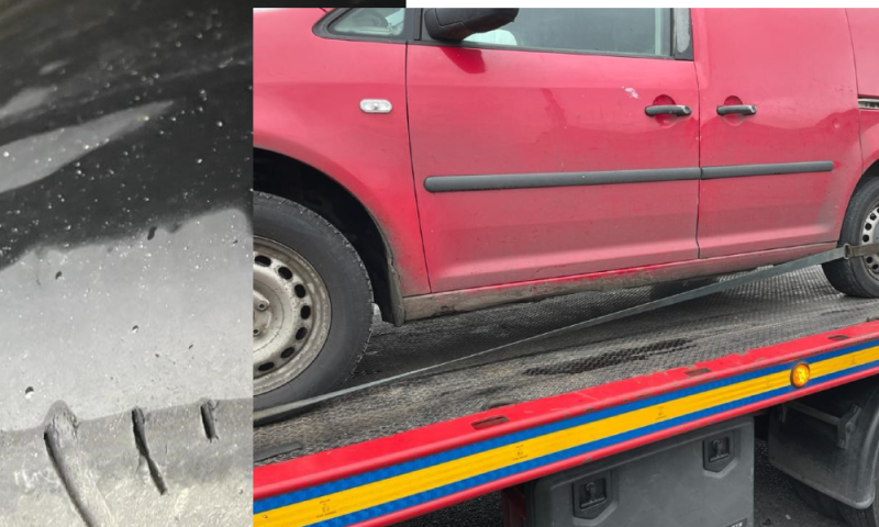 CAUGHT: Gardaí arrest drug driver travelling on motorway in dangerously defective van