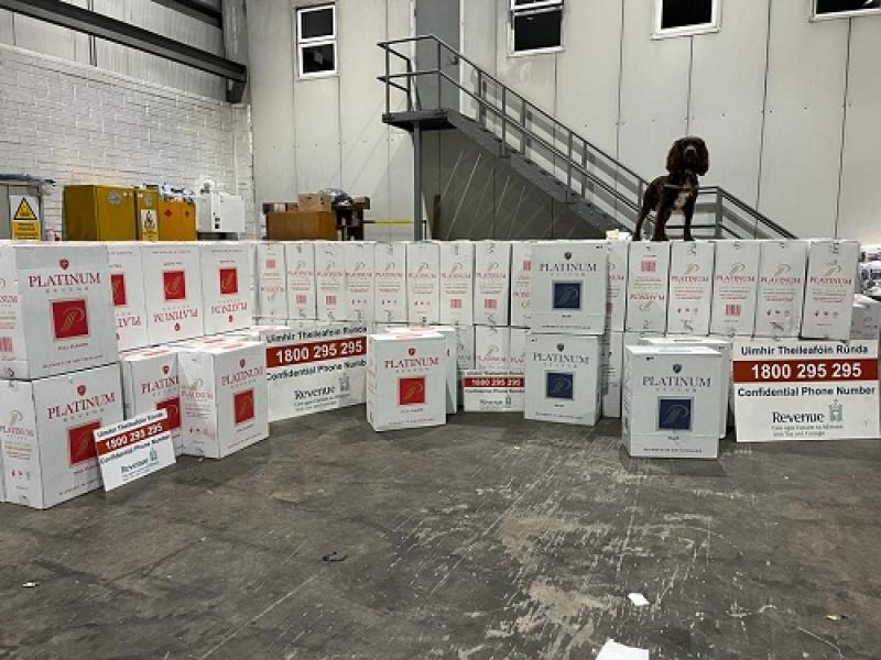Revenue seize over 9.8 million cigarettes in Co. Louth