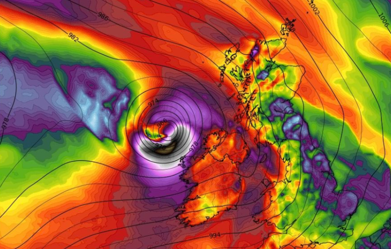 Homes without power in Dundalk as Storm Debi hits