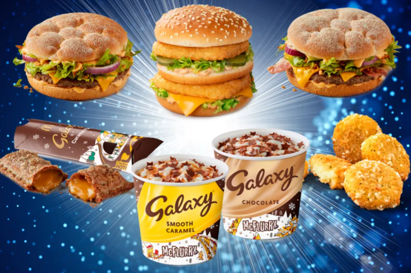 McDonalds unveils new items on Christmas menu kicking off in Ireland this month