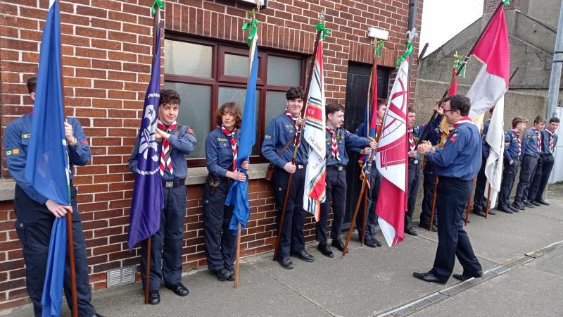 St Patrick's Scout Group's Good Deed collection in aid of Save Our Homeless Dundalk
