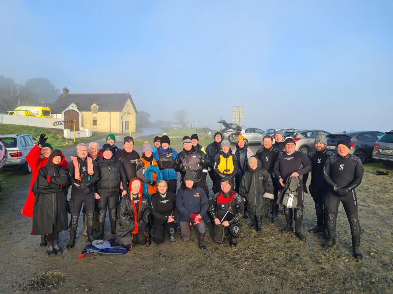 Dundalk Sub Aqua carry out exercises in Carlingford Lough 