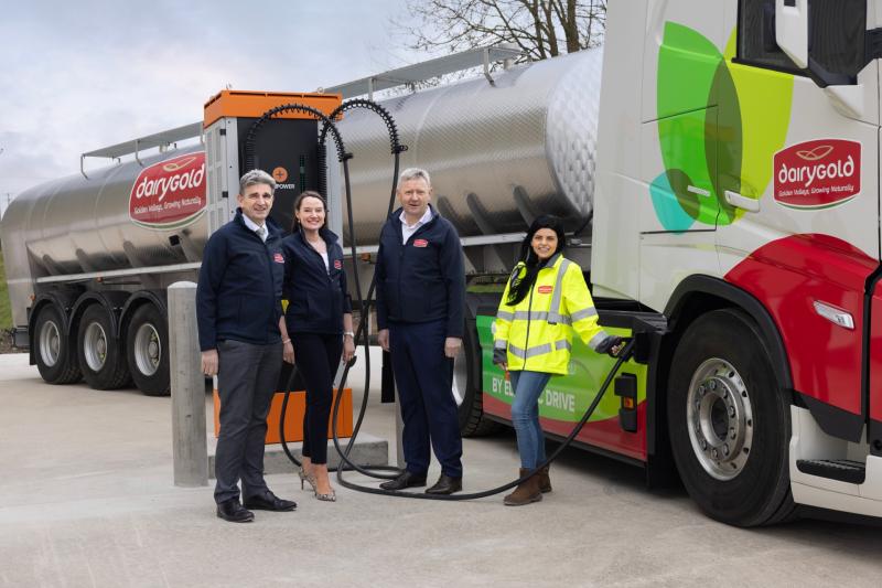 Ireland’s first electric milk truck launched by Dairygold