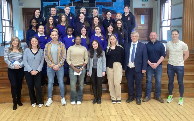 Dundalk Chamber visit St. Vincent's school 