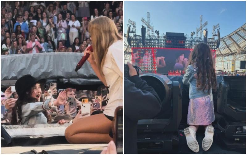 'A dream come true' - Young Dundalk girl gifted hat by Taylor Swift live on stage