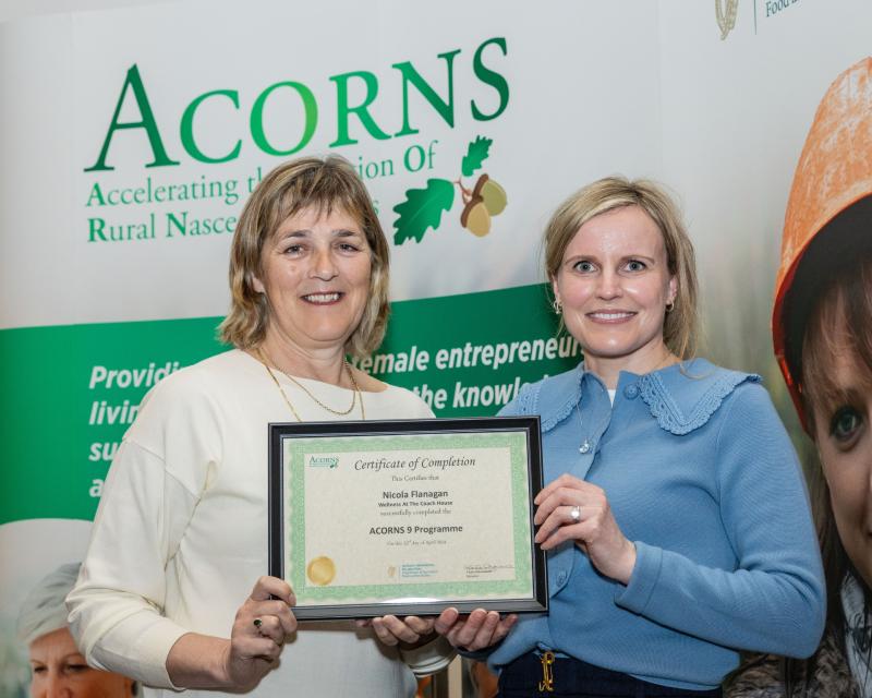 Female entrepreneurs in rural Louth urged to apply for ACORNS