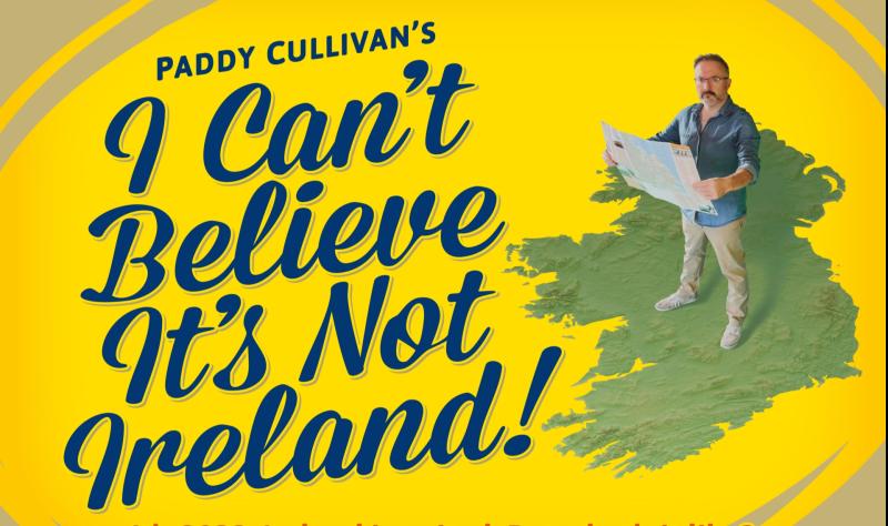 Paddy Cullivan set to give a hilariously insightful journey through the country at Dundalk's An Táin