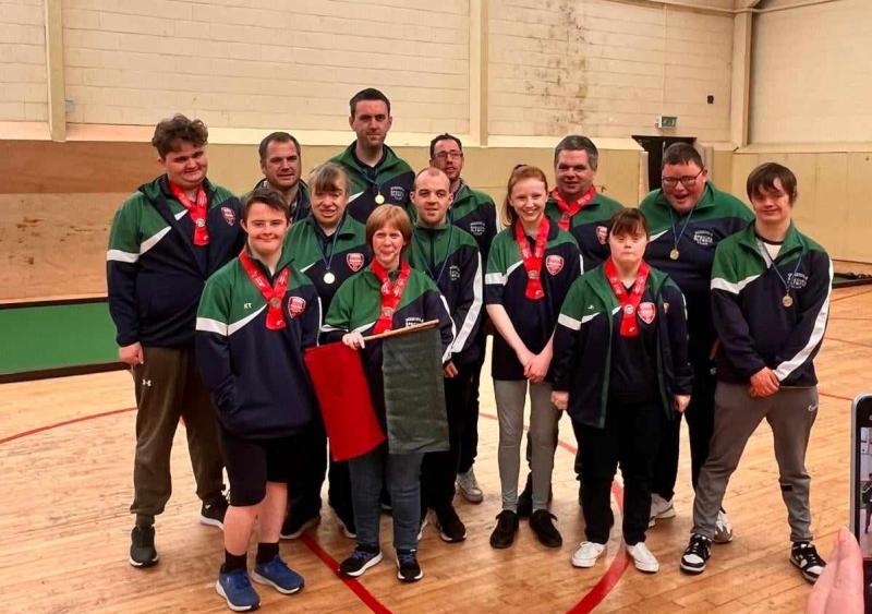 Dundalk Special Olympics athletes Leinster Champions in Bocce