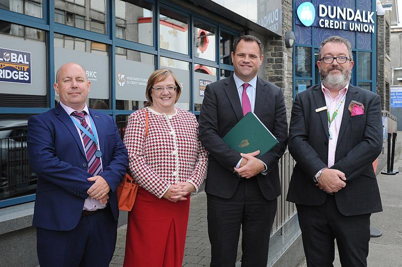 Minister Neale Richmond visits Dundalk Credit Union to celebrate community and collaboration