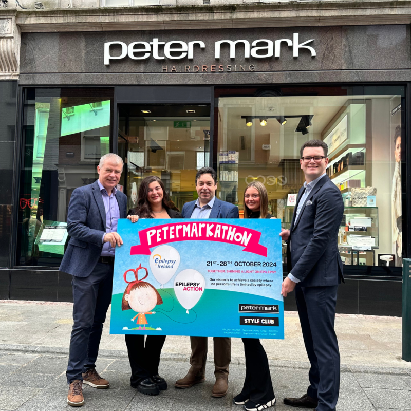 Louth Peter Mark salons partner with Epilepsy Ireland for Petermarkathon