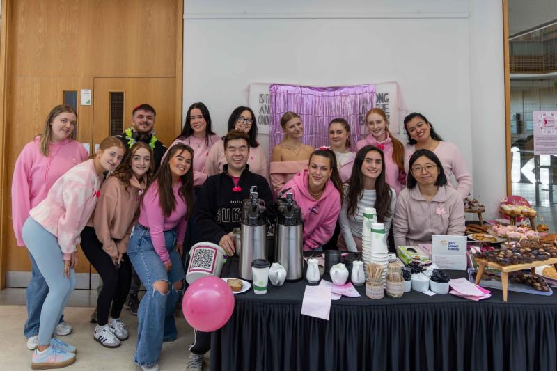 Dundalk IT Event and Hospitality Management students raise €1300 for Irish Cancer Society