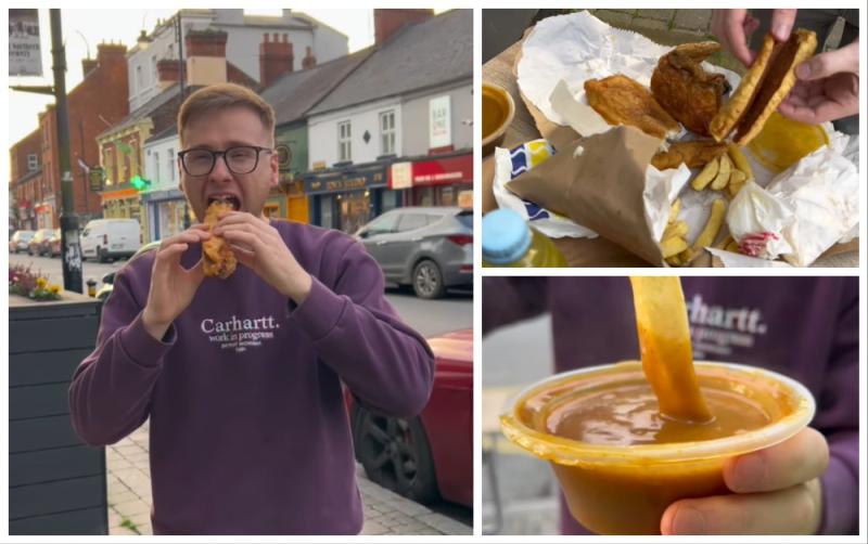 WATCH: 'So welcoming' - Dundalk's 'most popular' chipper gets the food-reviewer treatment