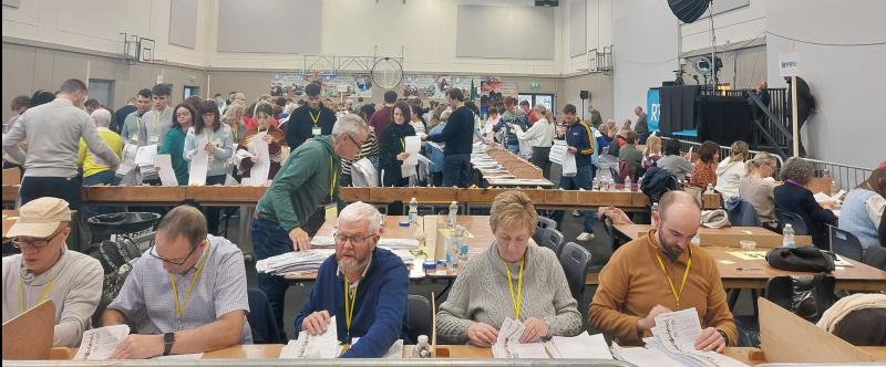 Louth General wlection count 1 announced