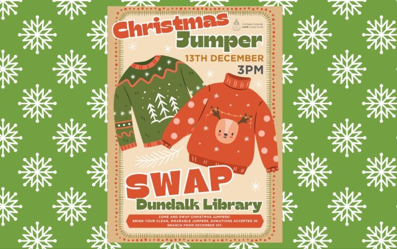 Dundalk Library gets into the festive spirit with Christmas Jumper Swap