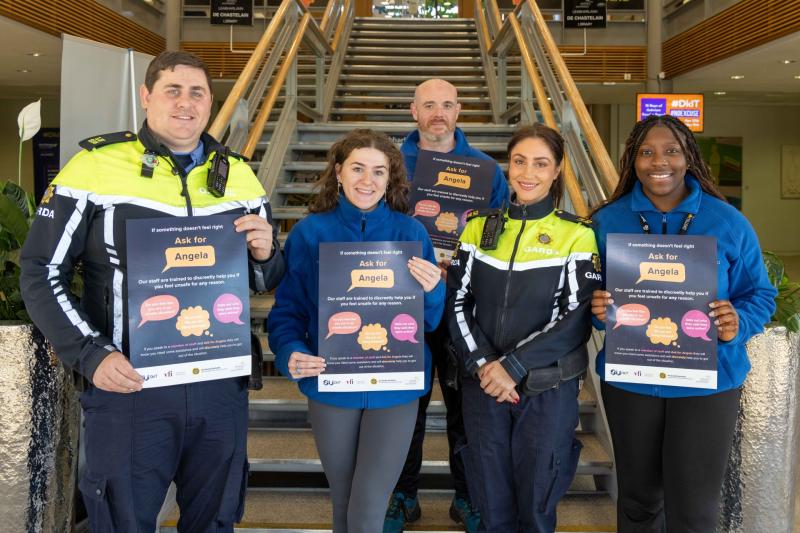Dundalk Institute Students’ Union launches ‘Ask for Angela’ Campaign