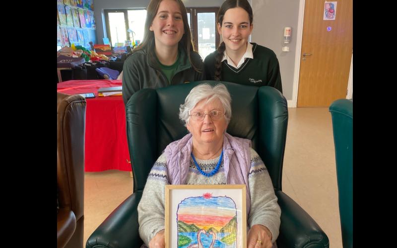 Students from St Louis school in Dundalk visit Curam Care nursing home