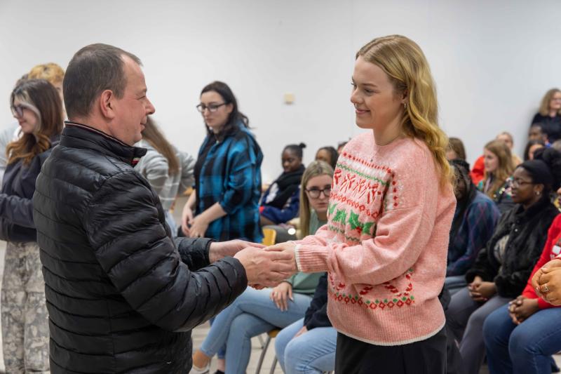 Nursing and Midwifery students receive Blessing of the Hands at Dundalk IT