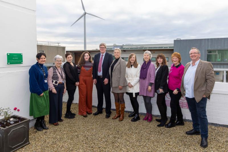 Dundalk IT unveils new An Grianán library garden space 