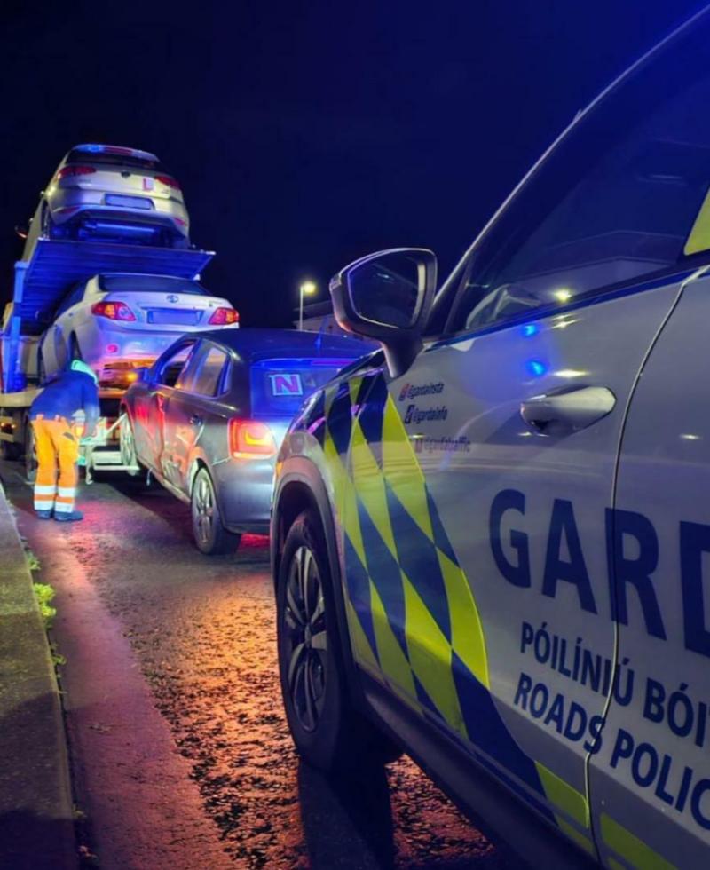 ALERT: 'I'm stunned'-  Seven cars seized at Garda check-point for two different reasons 