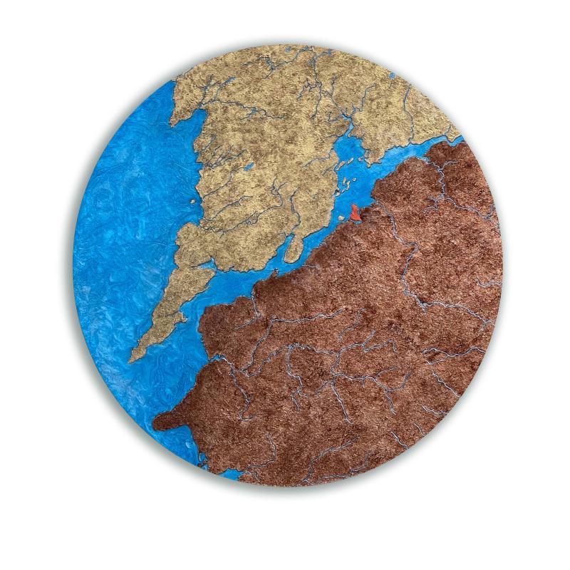 Dundalk artist Tracy Fry unveils debut solo exhibition Mapping on ARTWALL