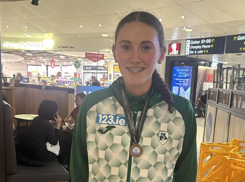 Louth athlete Dearbhla Allen represents Ireland U20s