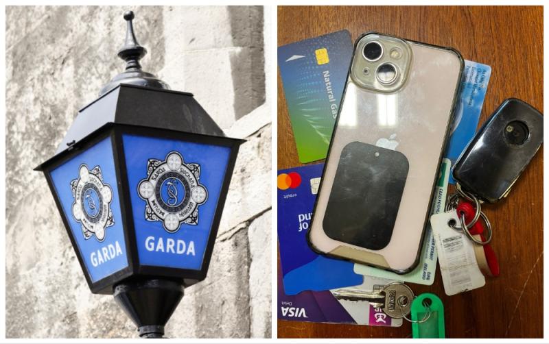 Lose something? Louth garda&iacute; looking to reunite iPhone, car keys and cards with owners
