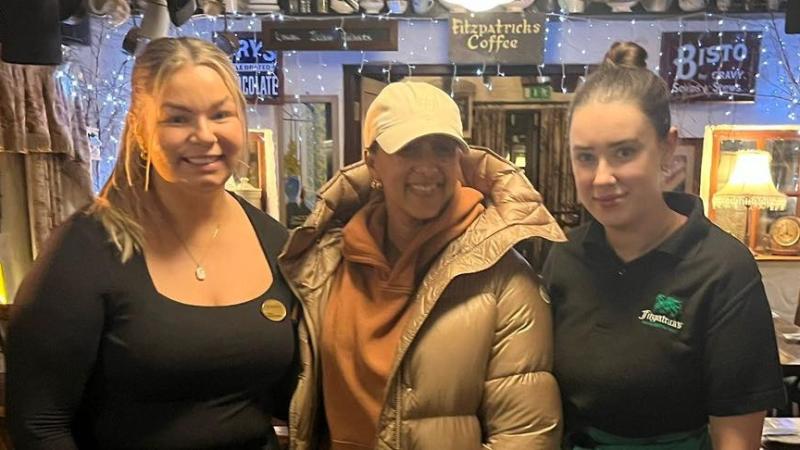 Louth bar in disbelief following surprise visit from American celebrity 