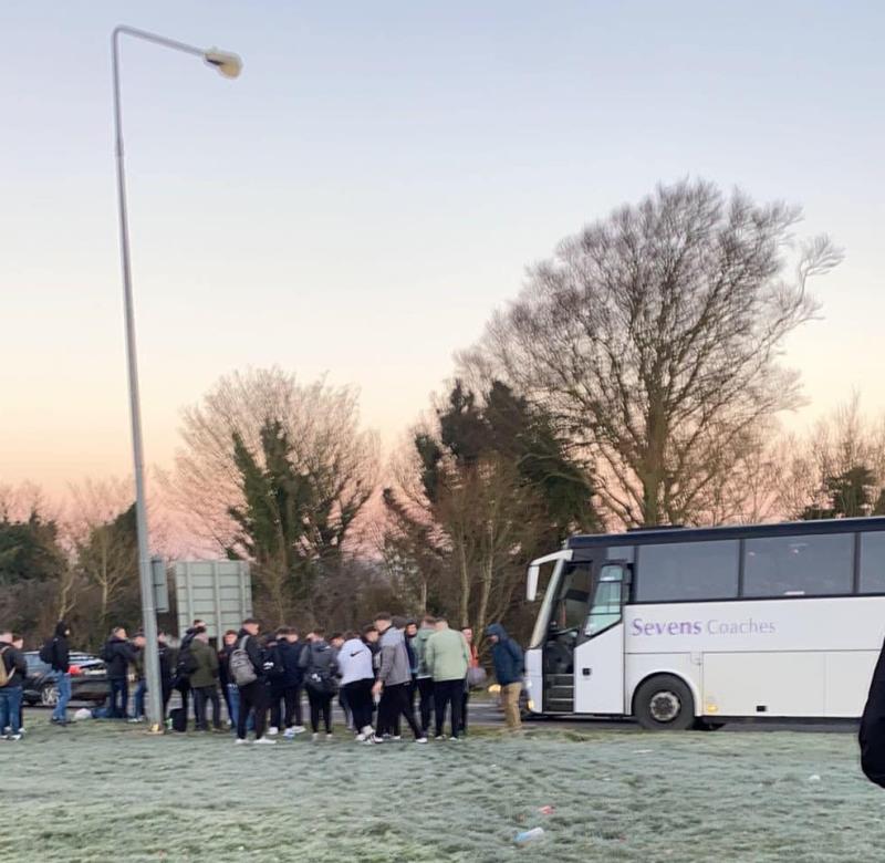 It'll take more than a broken-down bus to stop loyal Dundalk supporters