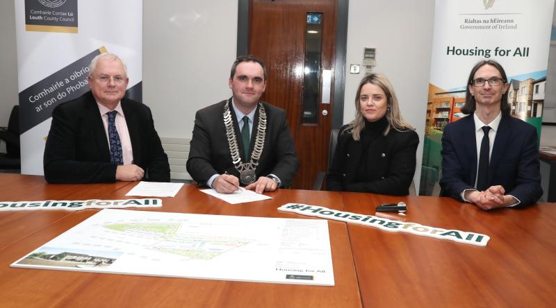 Louth County Council begins four social housing projects of 271 new homes