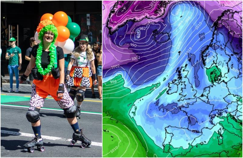 LIVE: Met &Eacute;ireann's St Patrick's Day weather forecast has good and bad news for parades
