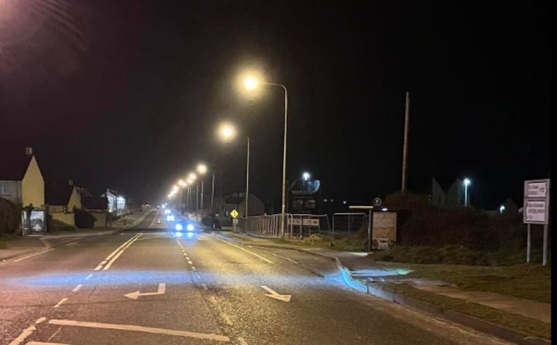 Let there be light! Public lighting restored at two points in Louth