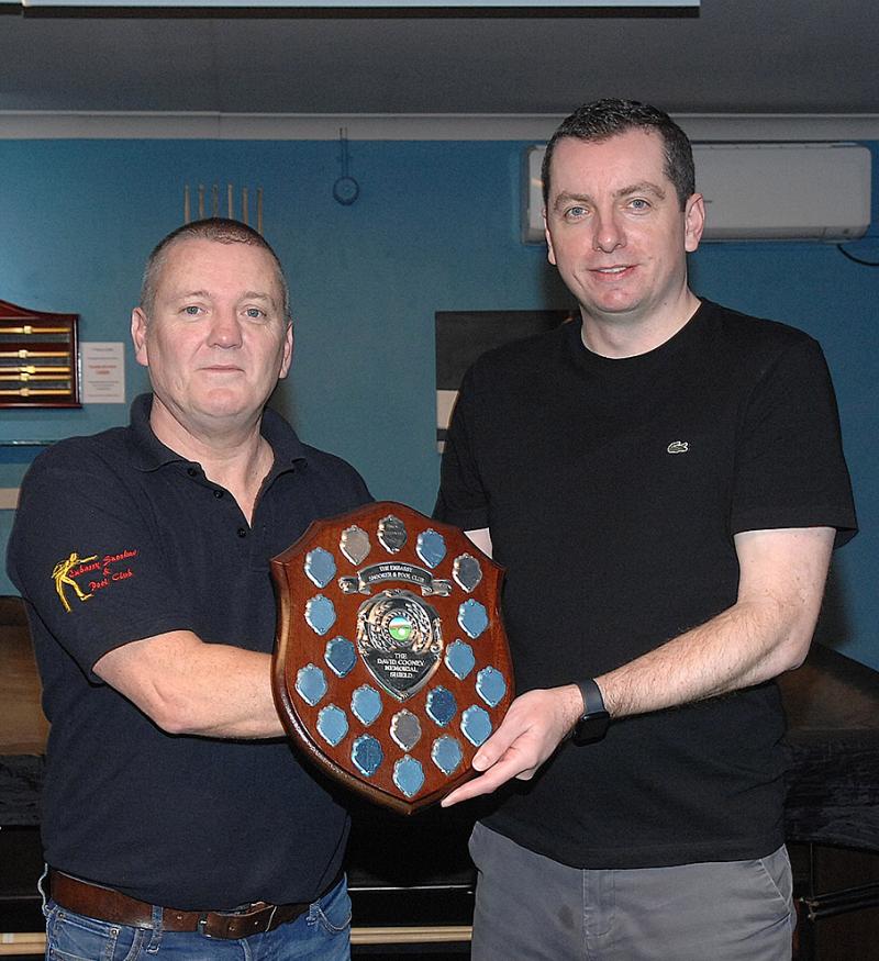 Byrne wins silverware at Dundalk's Embassy Snooker Club